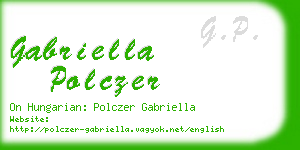 gabriella polczer business card